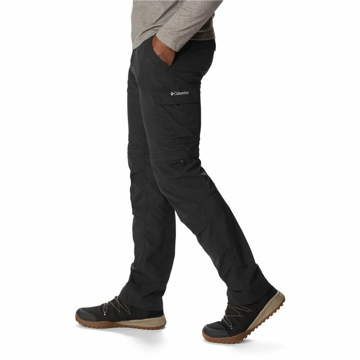 Pantalones Cortos Deportivos para Hombre Columbia Silver Ridge Convertible Negro Hombre