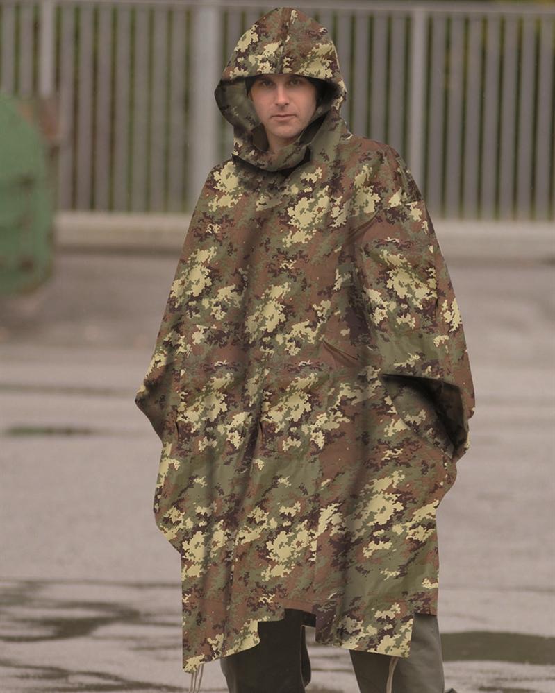 Poncho para la lluvia camuflaje Vegetato NORTHVIVOR