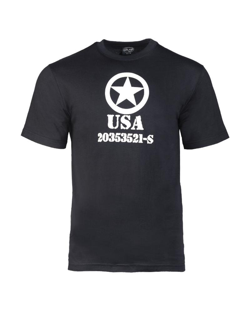 T-SHIRT M.DRUCK 'ALLIED STAR' SCHWARZ NORTHVIVOR