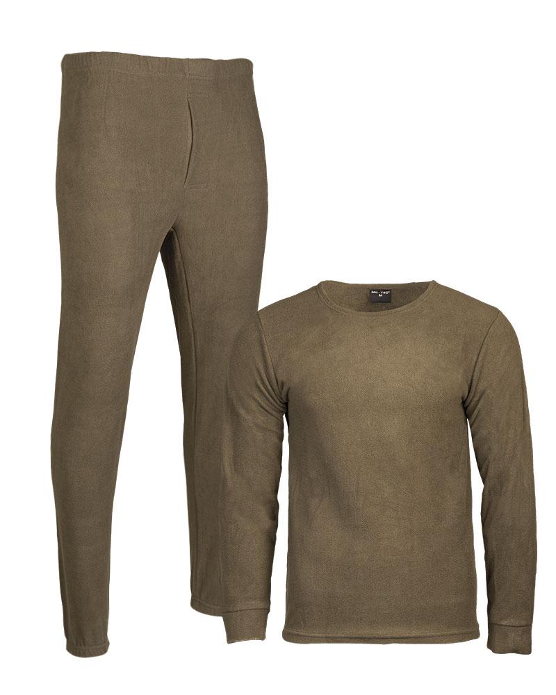 UNTERWÄSCHE THERMOFLEECE RUNDH.OLIV NORTHVIVOR