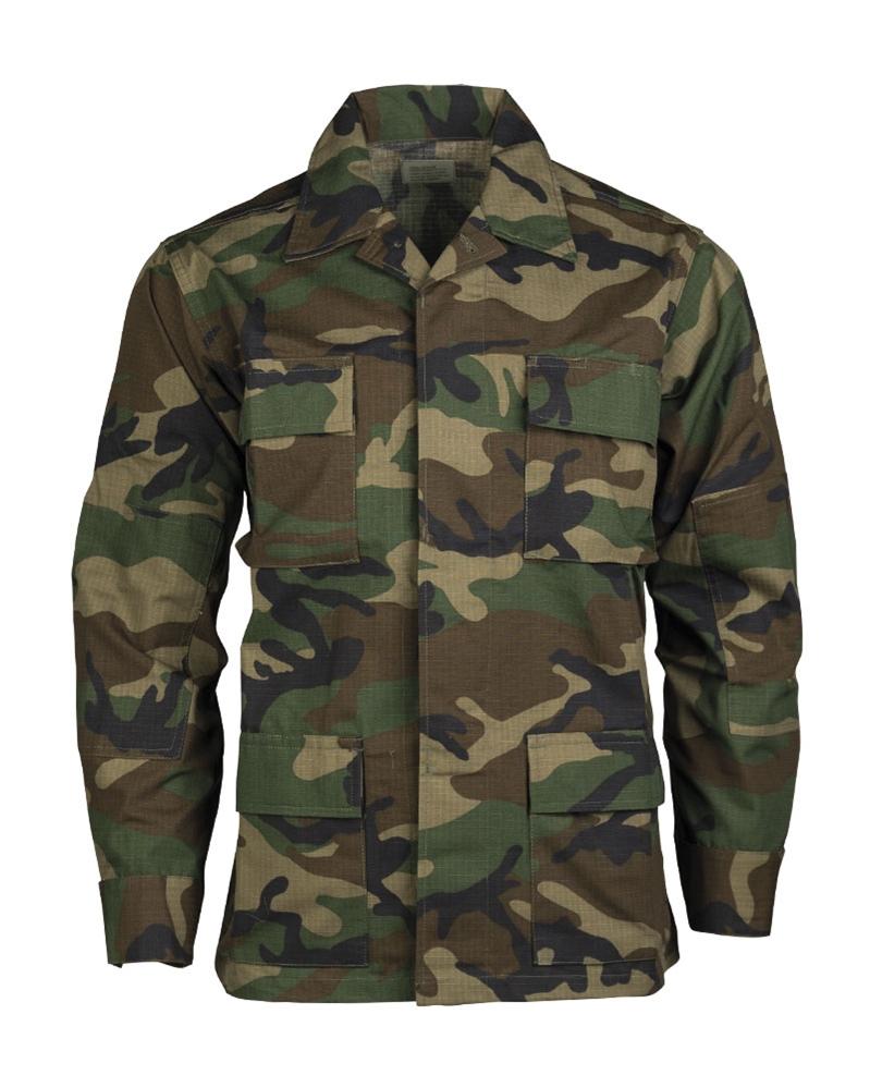 US BDU FELDJACKE R/S WOODLAND NORTHVIVOR