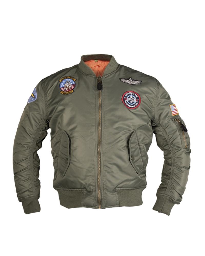 FLIEGERJACKE MA1® KIDS M.ABZ. OLIV NORTHVIVOR