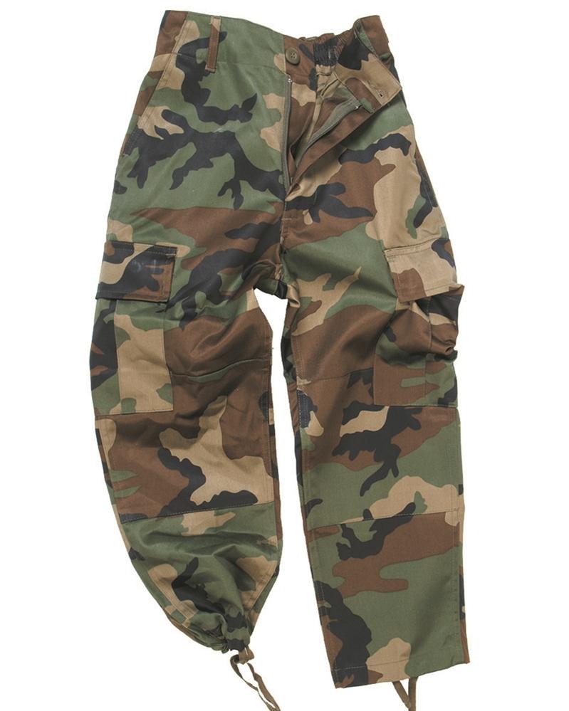 US BDU HOSE KIDS WOODLAND NORTHVIVOR