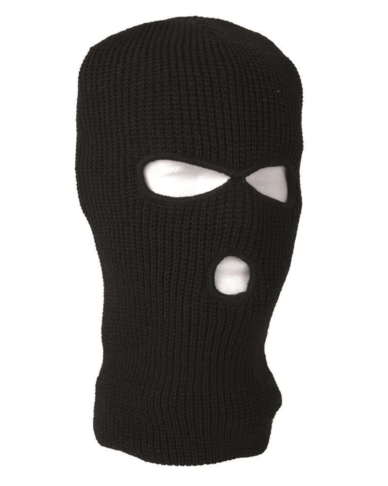 KOPFHAUBE BALACLAVA POLYACRYL 3-LOCH SCHWARZ NORTHVIVOR