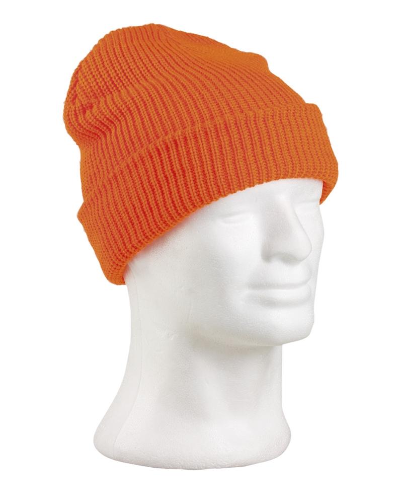 ROLLSTRICKMÜTZE POLYACRYL ORANGE NORTHVIVOR