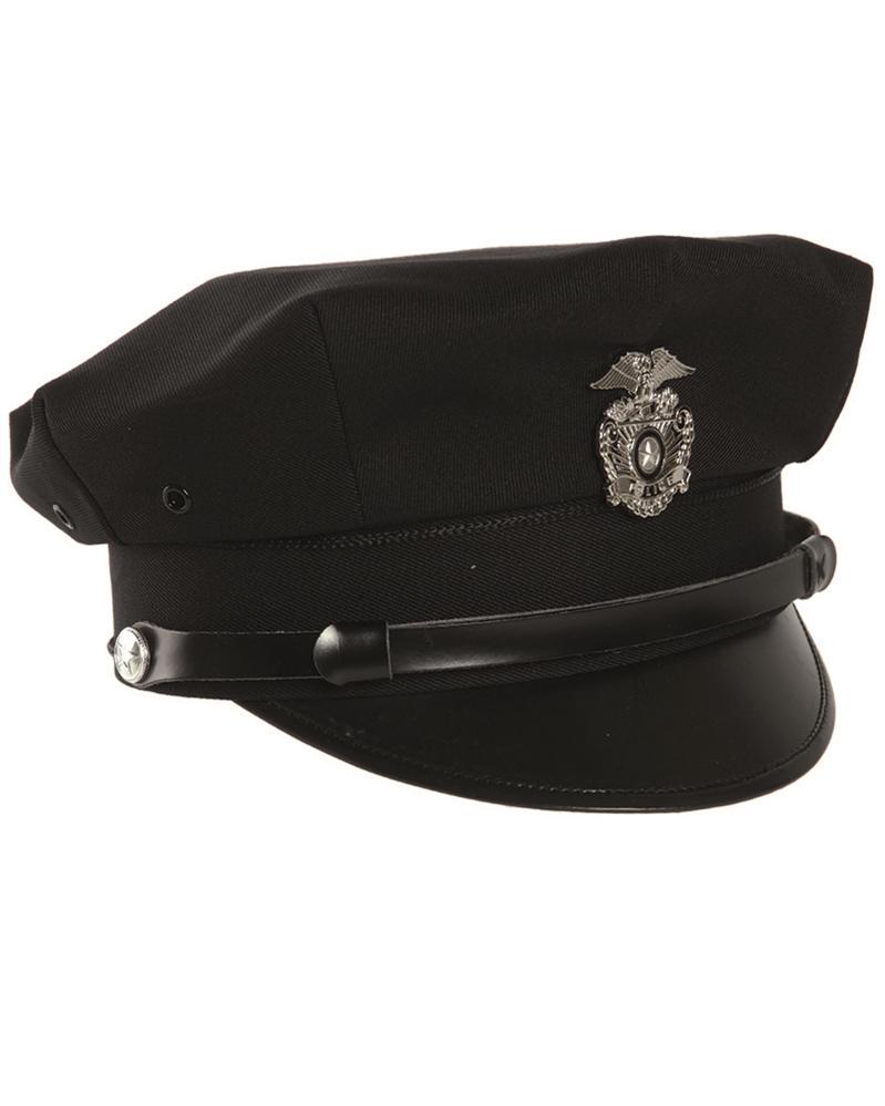 US POLICE SCHIRMMÜTZE M.ABZ.SCHWARZ NORTHVIVOR