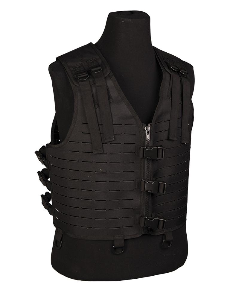 TRÄGERWESTE LASER CUT LIGHTWEIGHT SCHWARZ NORTHVIVOR