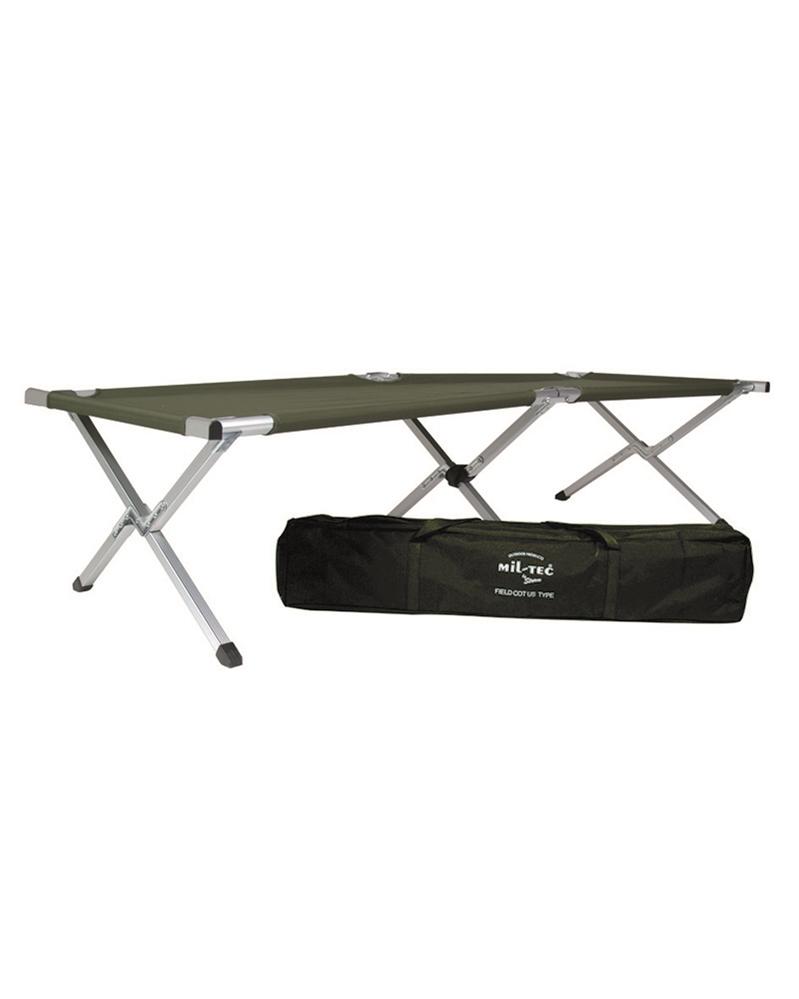 FELDBETT US TYP ALU M.TA.190X65 CM OLIV NORTHVIVOR
