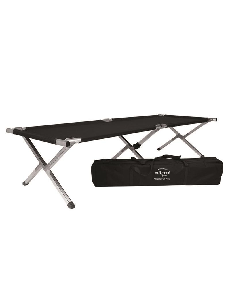 FELDBETT US TYP ALU M.TA.190X65 CM SCHWARZ NORTHVIVOR