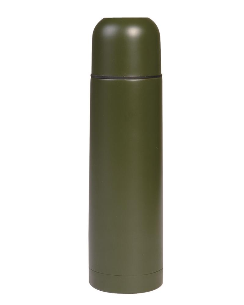 VAKUUM THERMOSFLASCHE S/STEEL 0,5L OLIV NORTHVIVOR