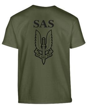 Kids SAS T-shirt - Olive Green 12-13 NORTHVIVOR
