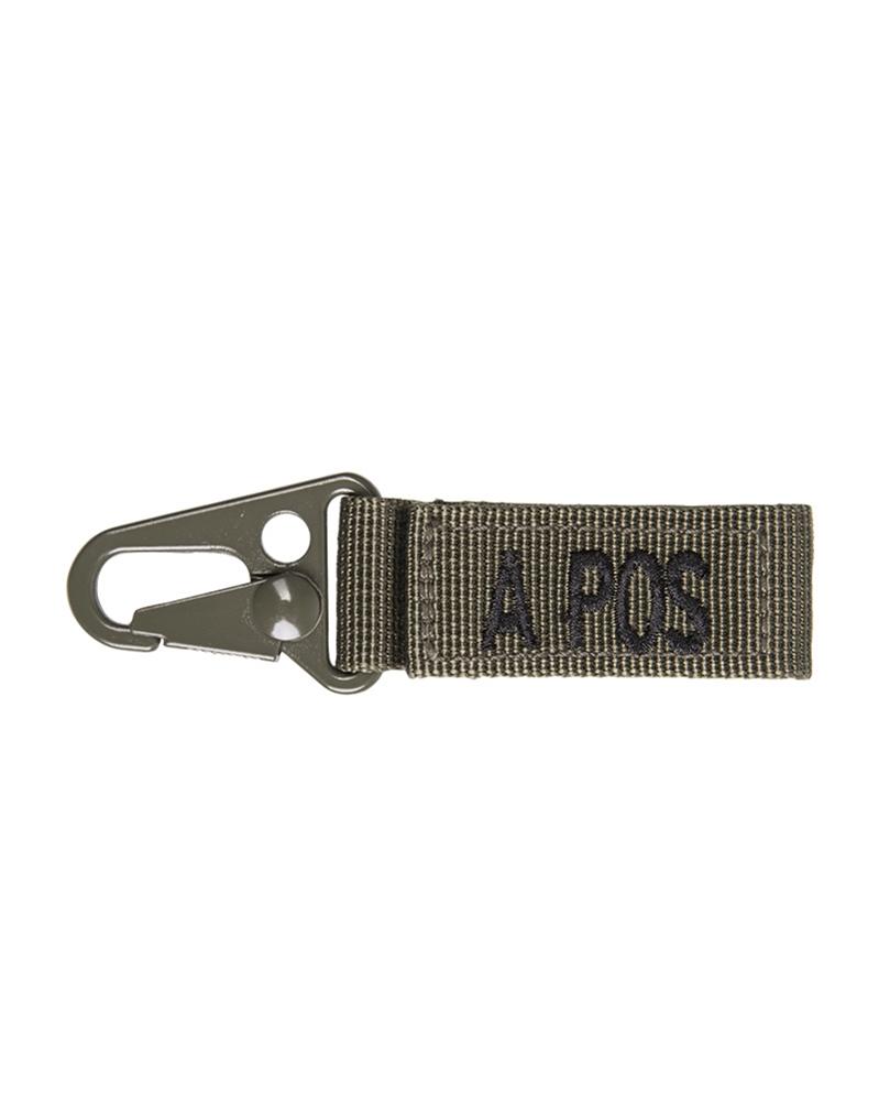TACT.KEYHOLDER BLOOD A POSITIV 5 ST./PACK OLIV NORTHVIVOR