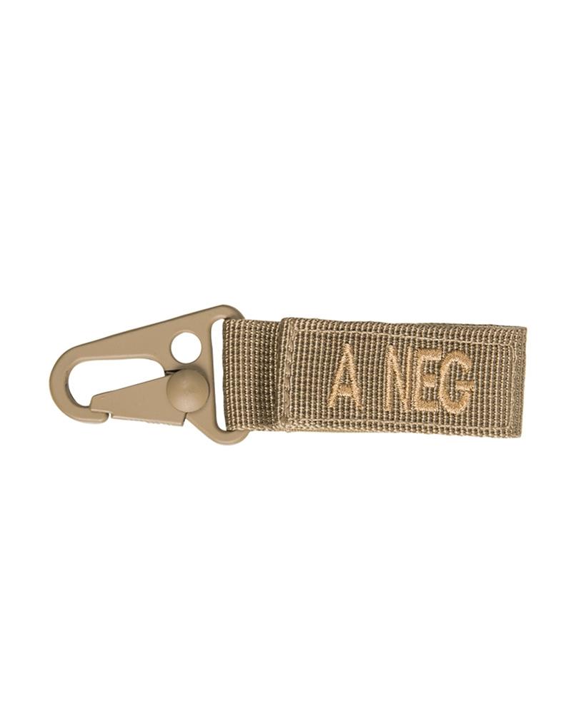 TACT.KEYHOLDER BLOOD A NEGATIV 5 ST./PACK COYOTE NORTHVIVOR