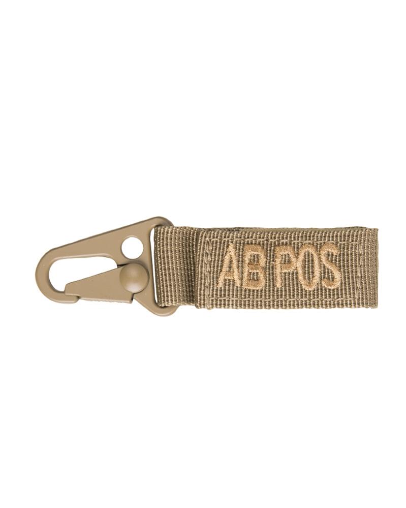 TACT.KEYHOLDER BLOOD AB POSITIV 5 ST./PACK COYOTE NORTHVIVOR