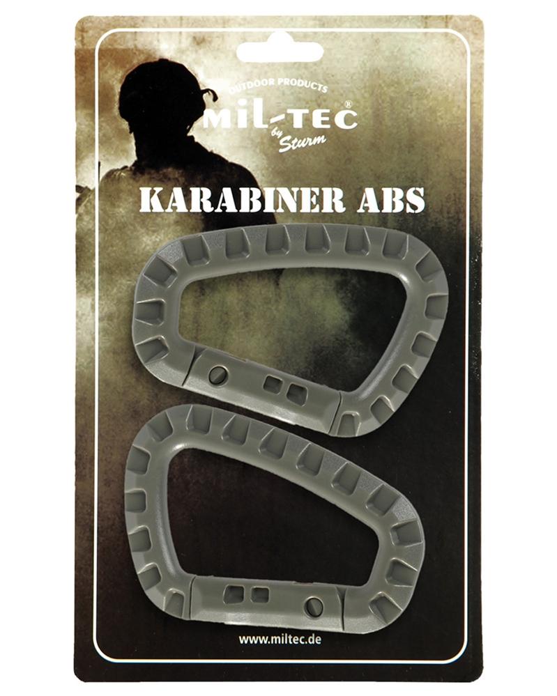 KARABINER ABS (2 ST./BLISTER) FOLIAGE NORTHVIVOR