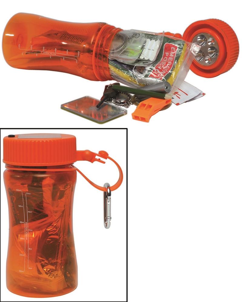 OUTDOOR SURVIVAL BOX ORANGE NORTHVIVOR
