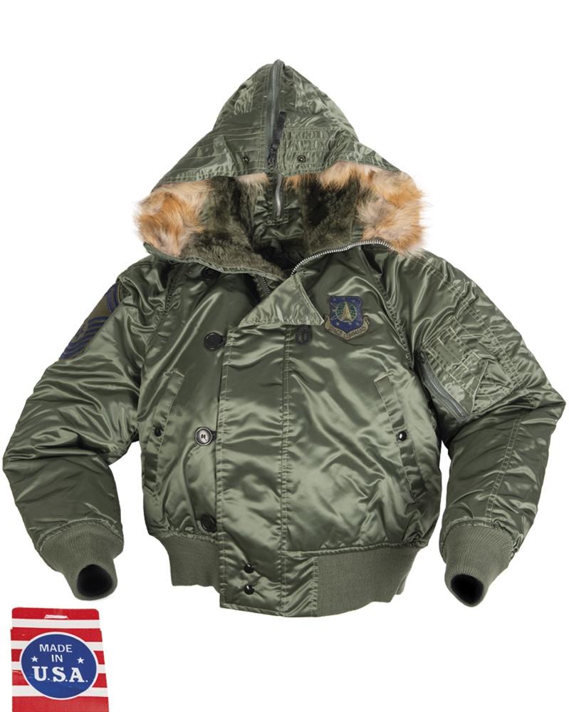 US FLIEGERJACKE N2B CORINTH® SAGE GREEN NORTHVIVOR