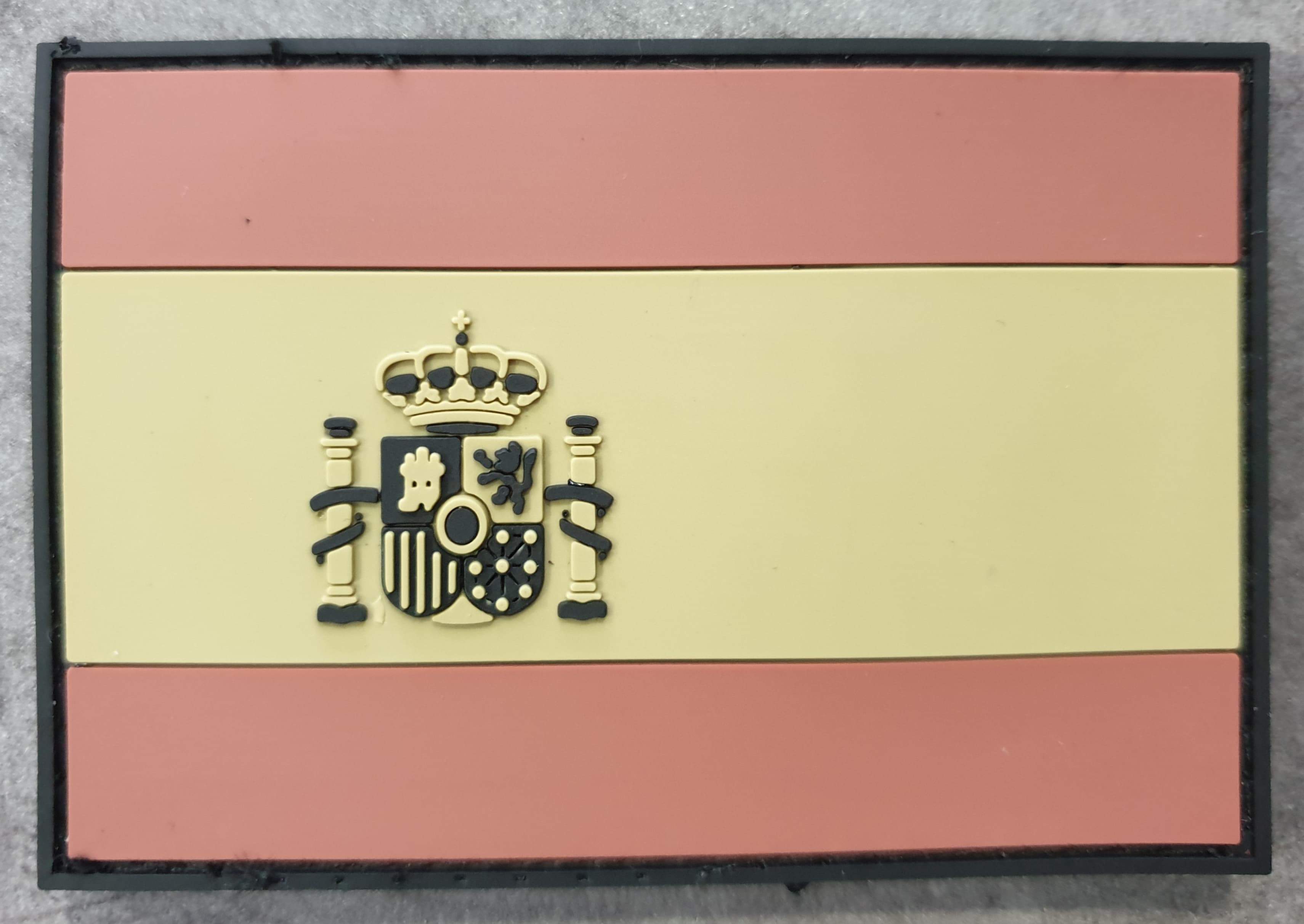 Parche de goma con velcro bandera de España árido NORTHVIVOR