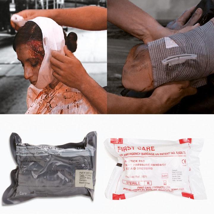 Pitacpol - El vendaje de emergencia o vendaje israelí, es un tipo de venda  diseñada específicamente para la cobertura y control de la hemorragia de  lesiones en entornos hostiles. Requiere un entrenamiento