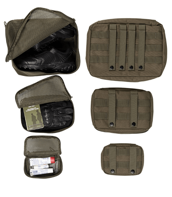 Set de pouchs molle X3 oliva NORTHVIVOR