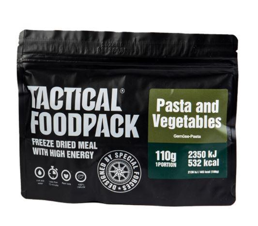 Comida táctica foodpack, pasta con vegetales NORTHVIVOR