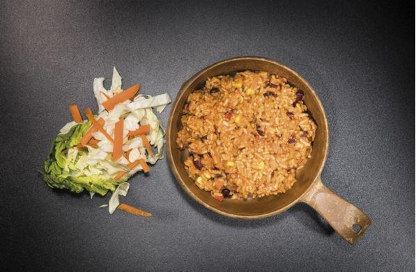 Comida táctica foodpack, arroz con verduras NORTHVIVOR