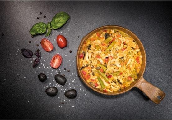 Comida táctica foodpack, pasta con vegetales NORTHVIVOR