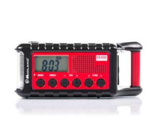 Radio de emergencia con dinamo Midland ER300
