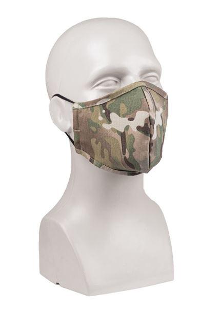 Mascarilla higiénica camuflaje multicam NORTHVIVOR