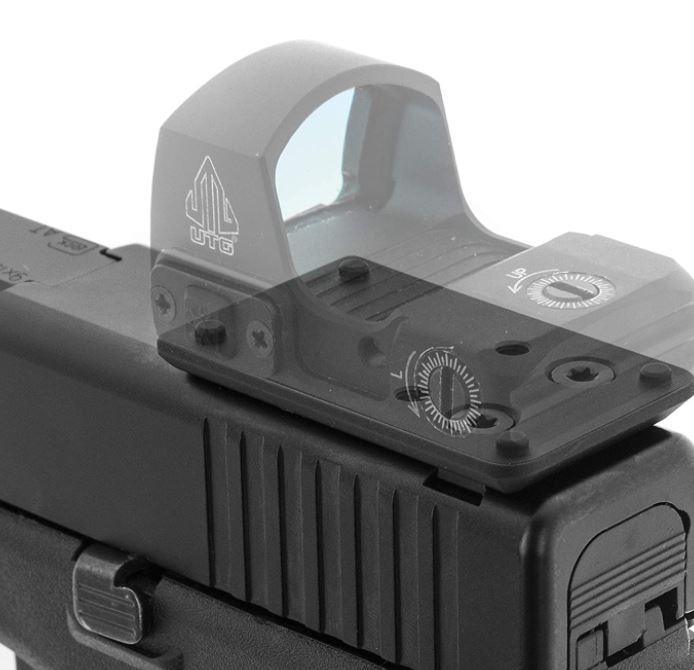 Montura RDM20 súper delgada para cola de milano con vista trasera Glock NORTHVIVOR