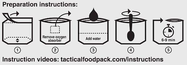 Sopa de fideos picantes Tactical Foodpack (70 g) NORTHVIVOR