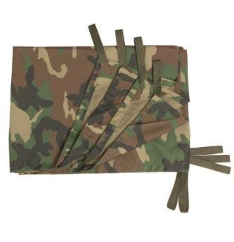 Lona Tarp camo woodland 3x2,2m NORTHVIVOR